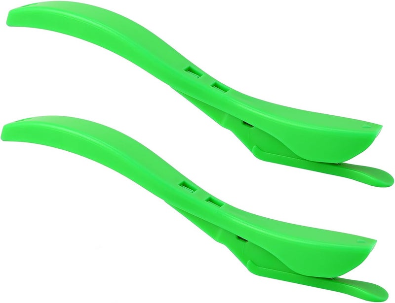 Ehdis Wrapping Paper Cutter 2 Packs Christmas Gift Wrap Cutter Holiday Sliding Wrapping Paper Roll Cutter Tool Backpaper Slitter Paper Cutter for Adhesive Vinyl,Craft,Paper Roll - Green - Image 1